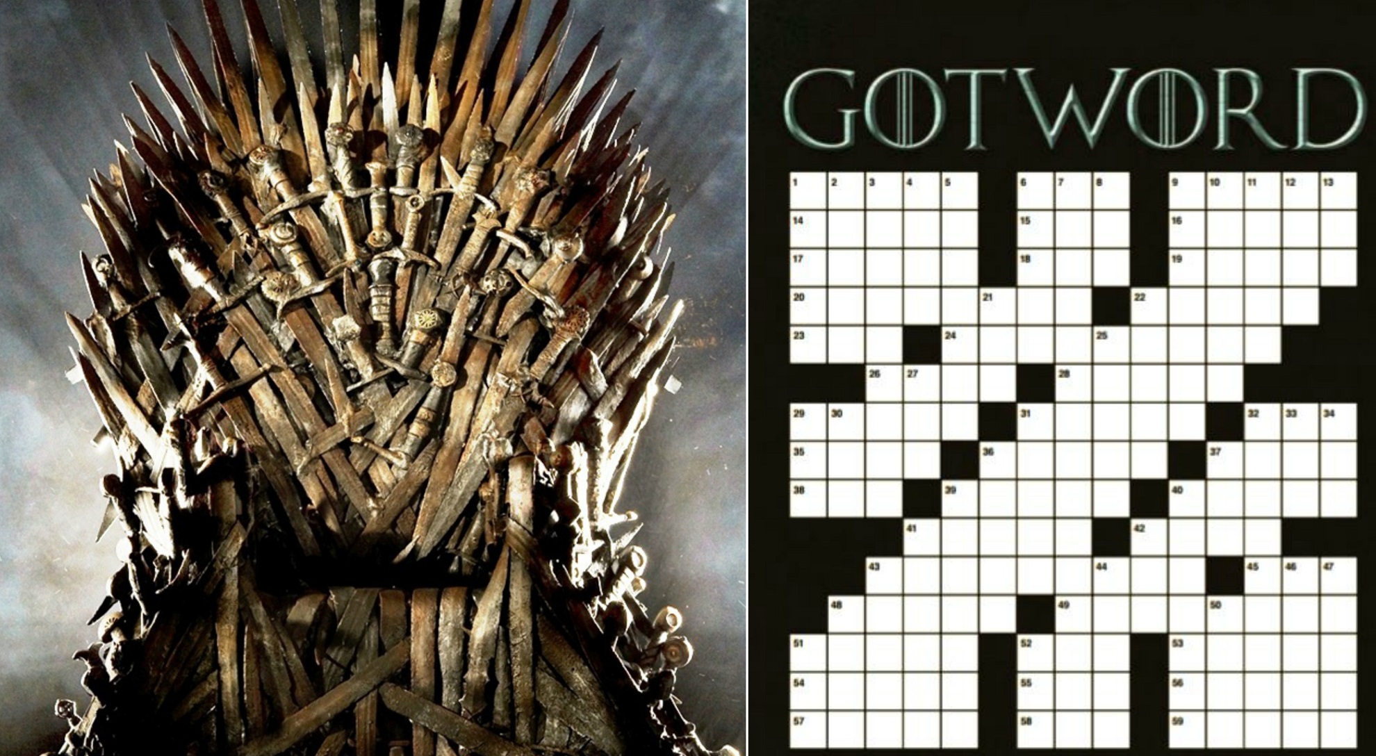 Game Of Thrones Crossword Puzzles A Blog Of Thrones